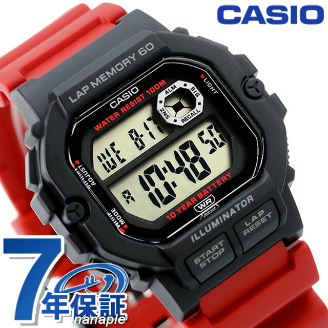 CASIO アウトドア カシオ クオーツ WS-1400H-4AV チープカシオ チプカシ 海外モデル メンズ 腕時計 カシオ CASIO アウトドア レッド 赤 ブランド おしゃれ 防水 小さい 軽い かっこいい プレゼント 男性 実用的