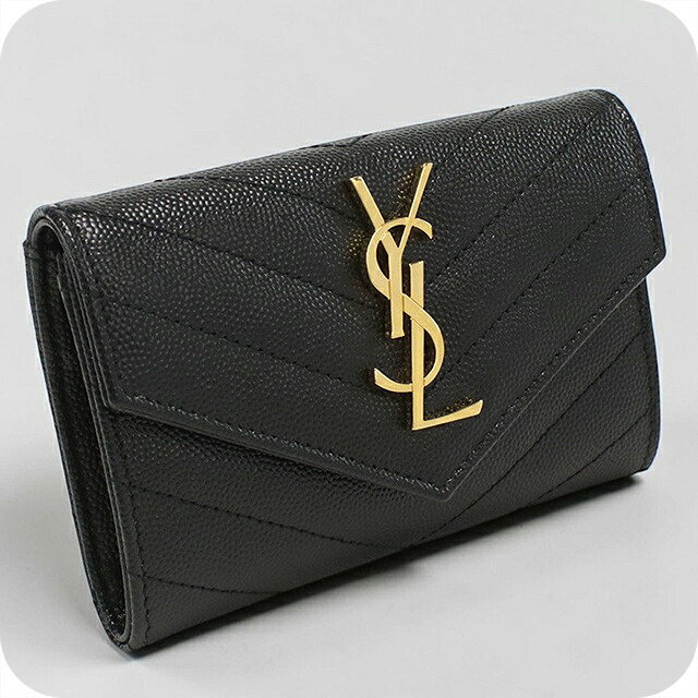 サンローラン 名刺入れ レディース ブランド SAINT LAURENT レザー 414404 ブラック 高級 おしゃれ プレゼント 実用的