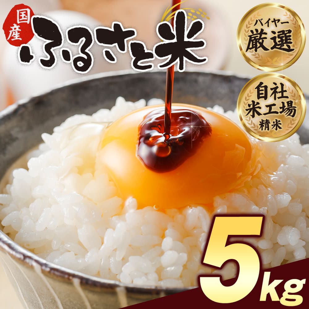 訳あり 国産 ふるさと米 白米 5kg 精米済み わけあり 非常食 保存食 お徳用 コメ お米 備蓄米 ではありません 《6月上旬から6月中旬頃より発送予定》