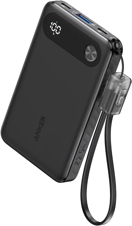 Anker Power Bank (10000mAh, 22.5W) ブラック