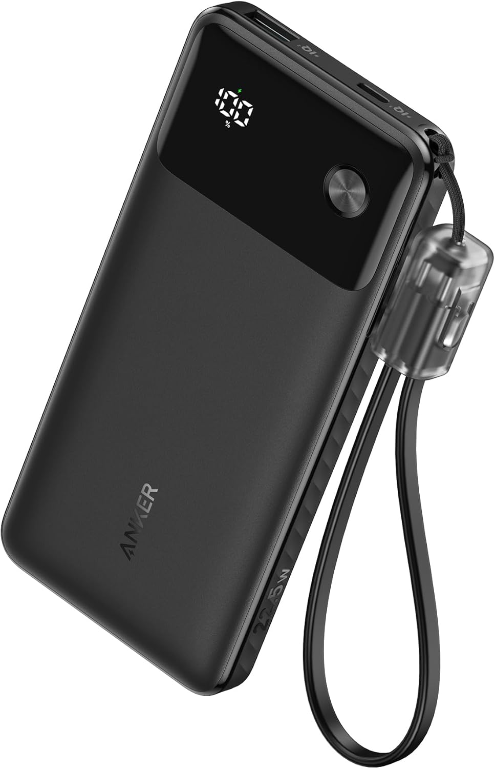 Anker Power Bank (10000mAh, 22.5W, 2 Ports) ブラック