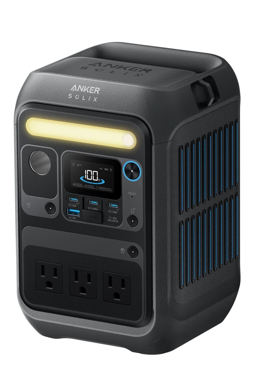 Anker SOLIX C300 Portable Power Station Black