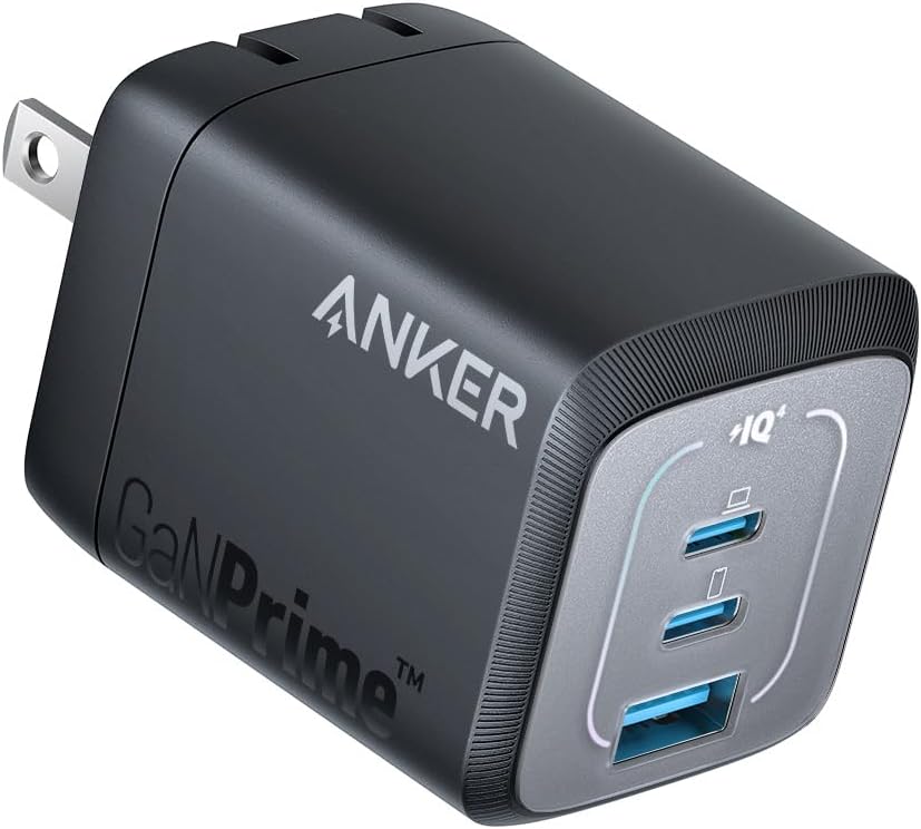 Anker Prime Wall Charger (67W, 3 ports, GaN) ブラック