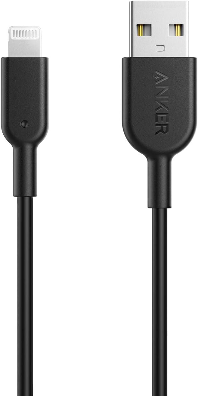 Anker PowerLine II ライトニングUSBケーブル【Apple MFi認証取得 / 超高耐久】iPhone / iPad / iPod各種対応 (0.9m ブラック)