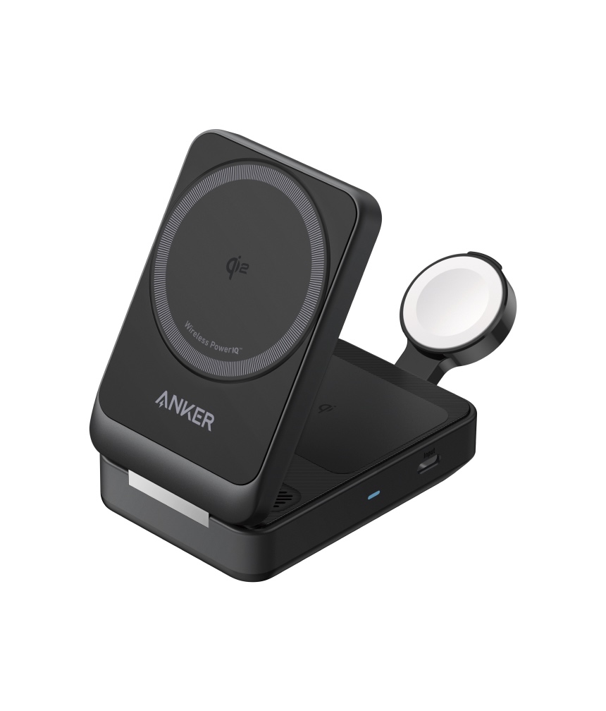 Anker MagGo Wireless Charging Station (Foldable 3-in-1) ブラック