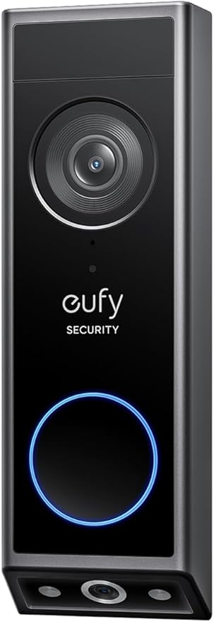 Anker Eufy (ユーフィ) Video Doorbell E340 (スマホ連動ドアホン) 【インターホン / ドアベル / スマートドアホン / デュアルカメラ / 工事不要 / 顔認識】