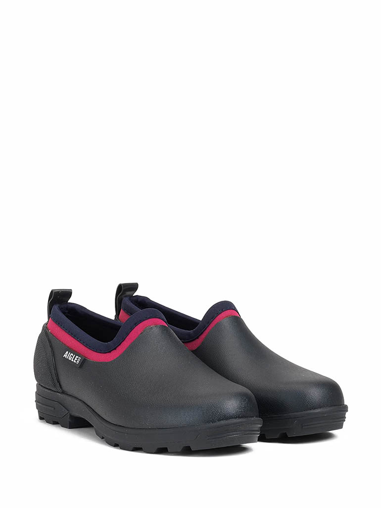 AIGLE ZZFNB53 全天候対応 防水 レスフォー2 クロッグ スリッポン ダークネイビー 36