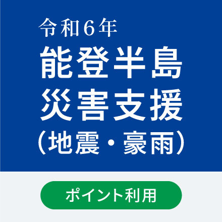 令和6年能登半島災害支援（地震・豪雨）1口450円※2口以上から受付　【ポイント利用】