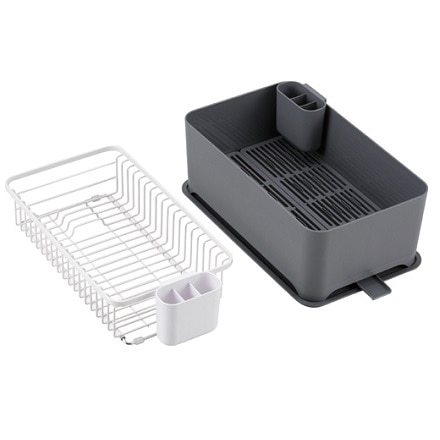 YOHAKU コンパクトにまとまる水切り ライトグレー MG-0309