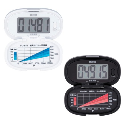 〈タニタ〉 歩数計（ブラック）