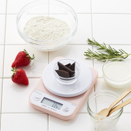 デジタルクッキングスケール（ピンク）