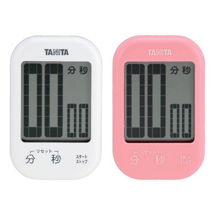 〈タニタ〉 タッチキータイマー（ココナッツホワイト）