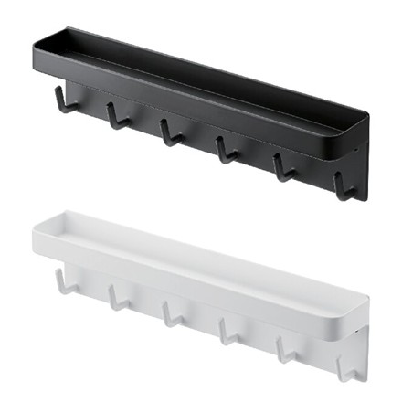 マグネットキーフック・トレイ（ブラック）