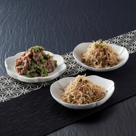 〈京都・京都治兵衛良治〉ちりめん2種と牛肉の旨煮