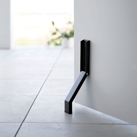 マグネット折り畳みドアストッパー（ブラック）