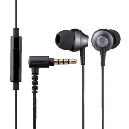 〈エレコム〉 高耐久マイク付きカナルイヤホン