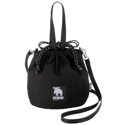 〈モズ〉 巾着ポーチ（ブラック）