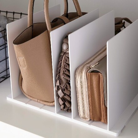 バッグ収納スタンド 2個組（ホワイト）