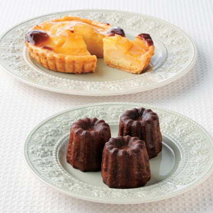 〈東京・代官山 シェ・リュイ〉 タルト、カヌレセット