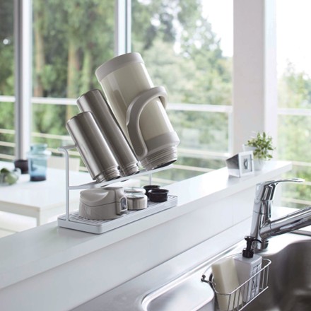 ワイドジャグボトルスタンド（ホワイト）