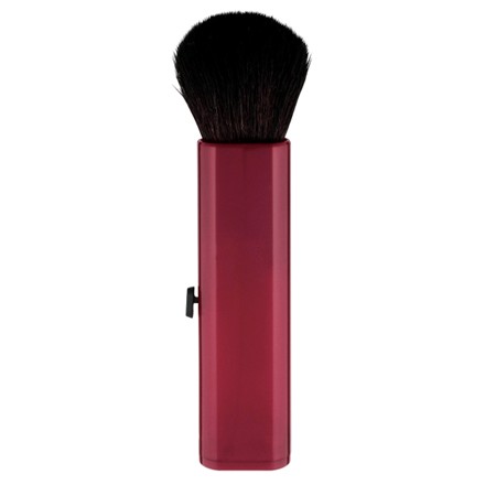 〈タケダブラシ〉 携帯用チークブラシ（レッド）