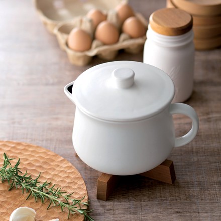 ポット（ホワイト）