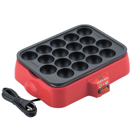 着脱式電気たこ焼き器18穴