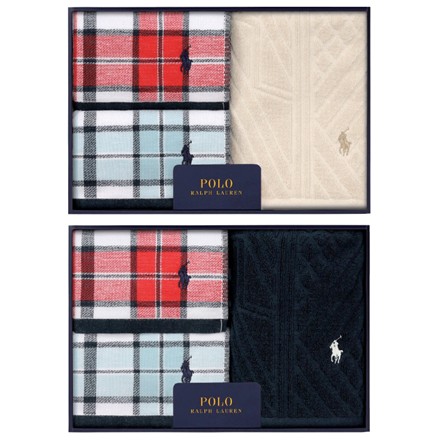 〈ポロ ラルフ ローレン ホーム〉 ウォッシュ＆ハンドタオルセット（オートミール）