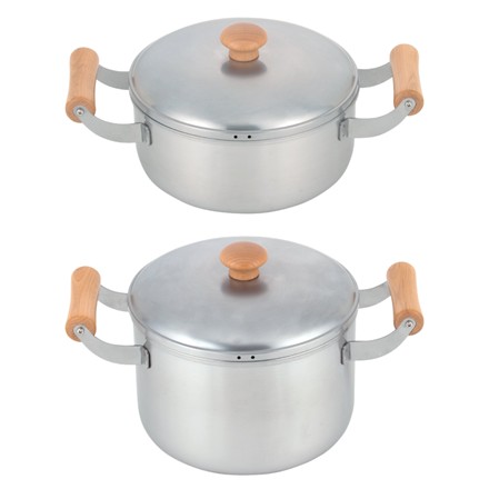 〈千歳〉 ステンレス製 両手鍋20cm