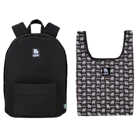 〈モズ〉 デイパック・エコバッグセット（ブラック）
