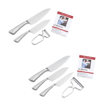 ラ・ベットラ ステンレス包丁&ピーラー3点セット