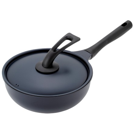 〈肴七味〉 IH対応 蓋付深型フライパン24cm