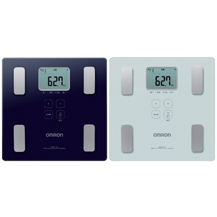 〈オムロン〉 体重体組成計 カラダスキャン（ホワイト）　HBF-236-JW