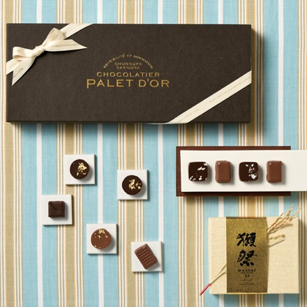 〈東京・パレドオール〉 パレドオールアソート、獺祭ショコラ