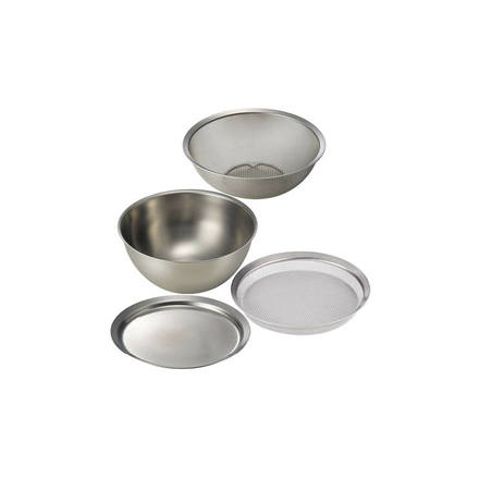 ラバーゼ ボウル・ざる・プレート21cm 4点セット LLM-8717