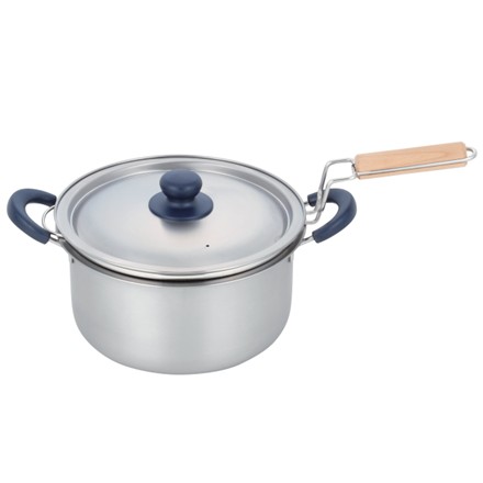 〈肴七味〉 IH対応 ステンレス鍋24cm（ザル付）