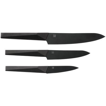 佐竹産業 濃州孫六作 ブラック キッチンナイフ 3点セット