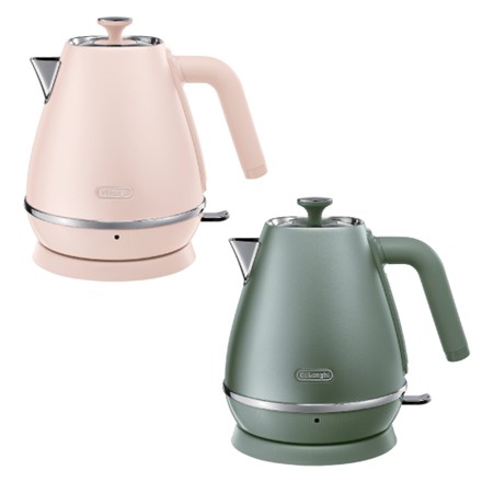 〈デロンギ〉 ディスティンタ・ペルラ 電気ケトル（ピンク）