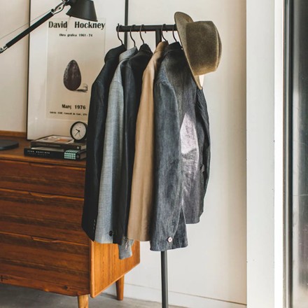 T字ポールハンガー（ブラック）