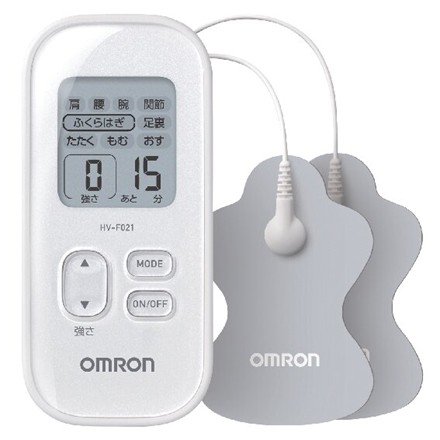 〈オムロン〉 低周波治療器　HV-F021-J3W