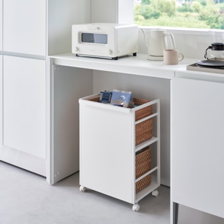 目隠しワゴン（ホワイト）