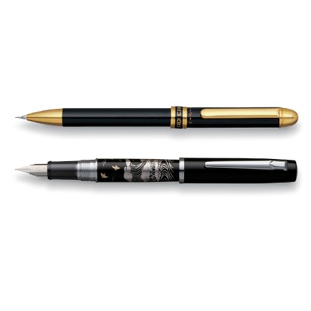 〈プラチナ万年筆〉 近代蒔絵プロシオン万年筆・多機能ペンセット