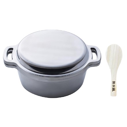 ムスイ 無水鍋24cm（しゃもじ付）