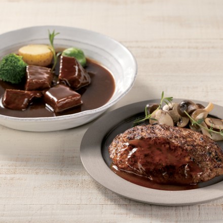 〈レストラン鎌倉山〉 ハンバーグ、ビーフシチューセット　10個入り