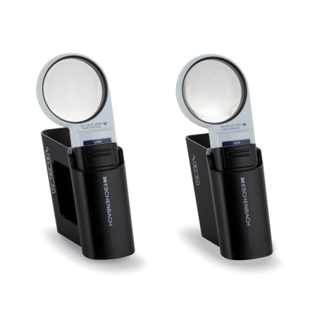 〈エッシェンバッハ〉 LEDワイドライトルーペ 3倍（専用スタンド付）