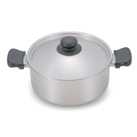 【柳宗理】 三層鋼両手鍋浅型22cm