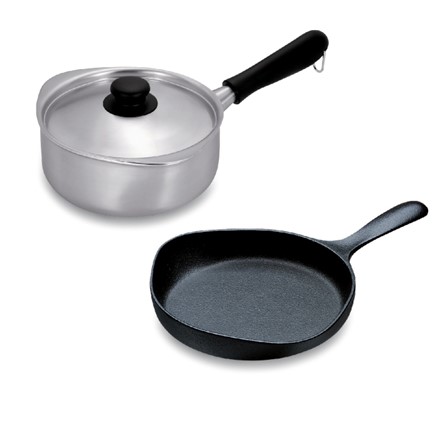 【柳宗理】 三層片手鍋18cm・ミニパンセット