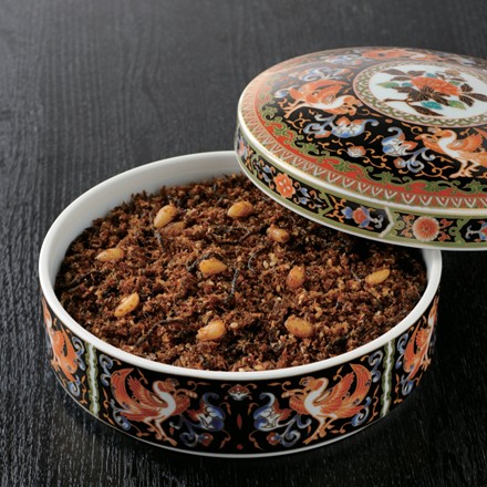 〈東京・錦松梅〉 有田焼容器入（ふりかけ×3袋&有田焼容器×1段）