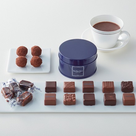 〈ジャン=ポール・エヴァン〉 チョコレート詰合わせ（ボンボンショコラ&トリュフ&キャラメル&ショコラショプードルパリジャン）
