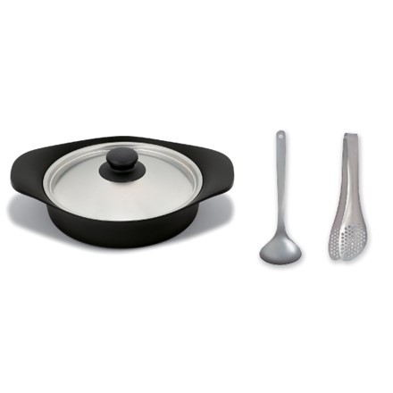 【柳宗理】 南部鉄器浅型鍋（ツール付）